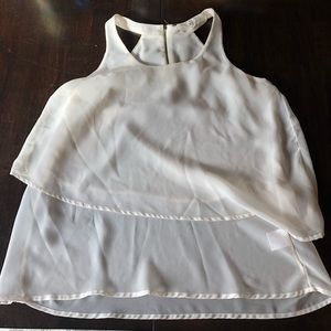 Pink Rose Sheer Tank Blouse